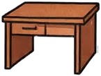 a small wooden desk with a drawer.jpg